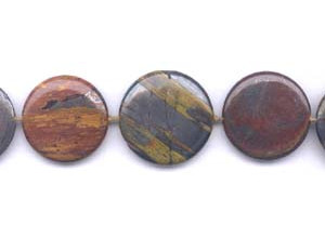 Tiger Iron Jasper 25mm Dime