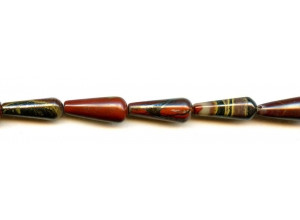 Tiger Iron Jasper 9x22 Teardrop