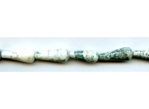 Tree Agate 9x22 Teardrop