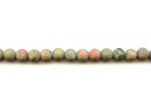 Matte Unakite 8mm Round