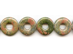 Unakite 25mm Donut