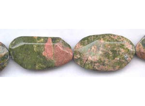 Unakite 22x42 Faceted Slab