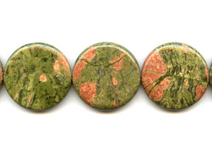 Unakite 31mm Dime