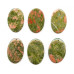 213-1059 Unakite <br>53x35 Flat Oval Pendant