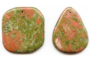 Unakite 40-55x Fancy Pendant