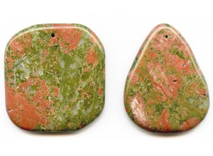 Unakite 40-55x Fancy Pendant