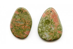 Unakite 40-50x Fancy Pendant