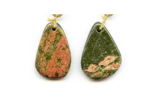 Unakite 25-35x Fancy Pendant