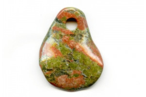 Unakite 60x52 Fancy Pendant