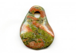 Unakite 60x52 Fancy Pendant