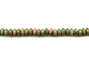 Unakite 8mm Rondell