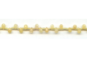 Yellow Jade 4x6 Teardrop Briolette