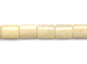 Yellow Jade 15x20 Strip-faceted Oval Tube