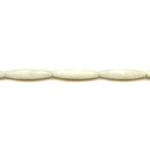 214-1153 Yellow Jade <br>7x30 Faceted Oval Rice