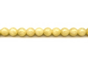 Yellow Jade 10mm Faceted Round