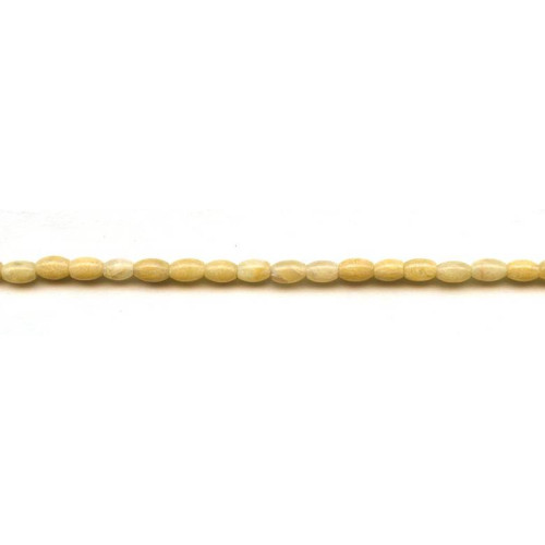 214-1229 Yellow Jade <br>4x6 Oval Rice