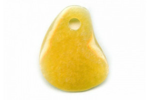 Yellow Jade 60x52 Fancy Pendant