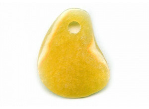 Yellow Jade 60x52 Fancy Pendant