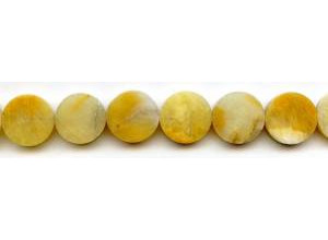 Yellow Jade 16mm Dime