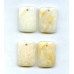 951-0052 Yellow Jade <br>22x30 Faceted Rectangle Pendant