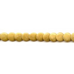 Yellow Jasper 12mm Lentil