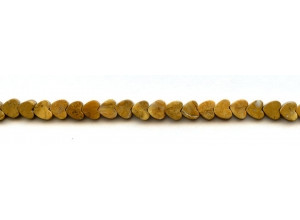 Yellow Jasper 6mm Heart