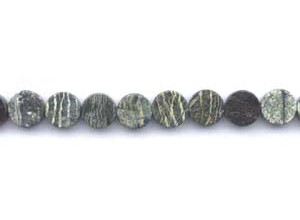 Zebra Jasper 12mm Dime