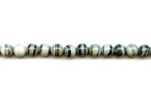 Zebra Jasper 8.5mm Round