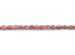 Sunstone 5x7 Faceted Flat Oval