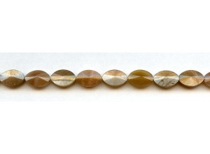 Sunstone 8x12 Faceted Flat Oval