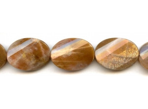 Sunstone 22x30 Faceted Twist Flat Oval