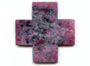 Ruby 72x71 Cross Pendant