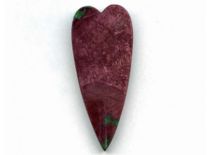 Ruby 72x31 Heart Pendant