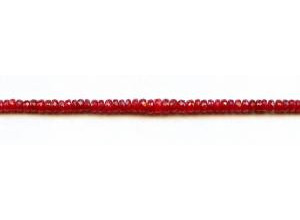 Ruby 3.5-5mm Faceted Rondell