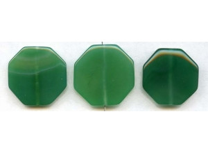 Green Onyx 27-30mm Octagon Pendant