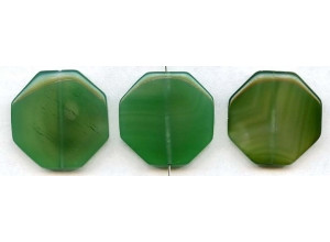 Green Onyx 28-30mm Octagon Pendant