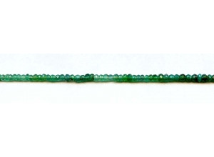 Green Onyx 2-3mm Faceted Rondell