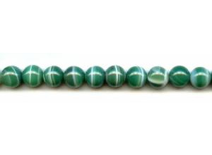 Green Sardonyx 10mm Round