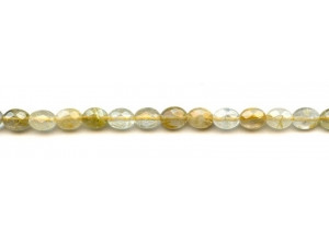 Rutilated Quartz 6x8 Faceted Flat Oval