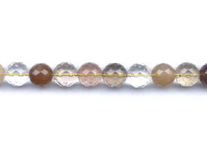 Rutilated Quartz 12mm Faceted Round