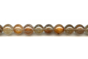 Brown Rutilated Quartz 12-12.5mm Round