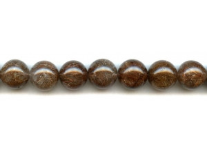 Brown Rutilated Quartz 14-15mm Round