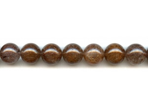 Brown Rutilated Quartz 14-15mm Round