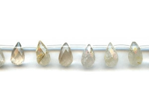 Rutilated Quartz 10x16 Teardrop Briolette