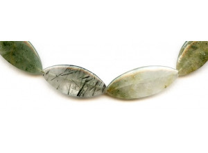 Green Rutilated Quartz 12-13x Flat Marquise