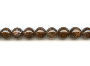 Brown Rutilated Quartz 13-14mm Round