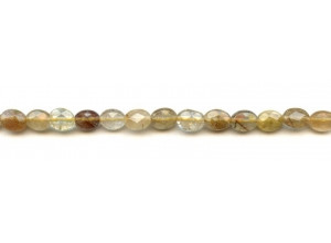 Rutilated Quartz 6x8 Faceted Flat Oval