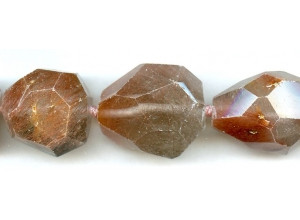 Rutilated Quartz 17-28x Faceted Nugget