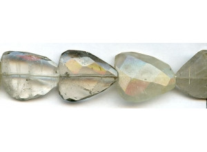 Rutilated Quartz 18-25x Faceted Slab