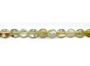 Rutilated Quartz 9x Faceted Flat Oval